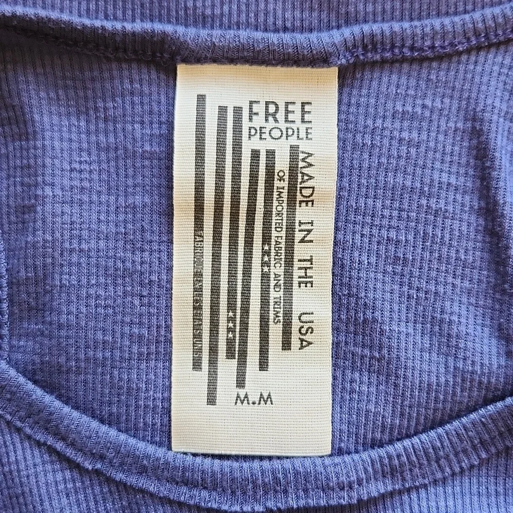 FREE PEOPLE Long Beach Tank Top Size M - Picture 5 of 9